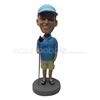 Custom Khaki shorts bobble heads