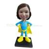 Personalized custom super girl bobbleheads