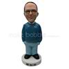 Custom blue pants bobbleheads