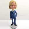 Personalized custom police woman bobbleheads