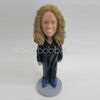 Personalized custom work woman bobbleheads