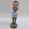 Personalized custom green pants bobbleheads