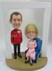 Personalized custom sweet wedding cake bobble head