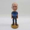 Personalized custom man with black boots bobbleheads