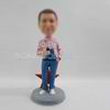 Personalized custom Singer bobbleheads