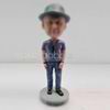 Personalized custom blue jeans man bobbleheads