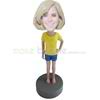 Custom Leisure female bobbleheads