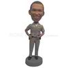 Custom police bobble head