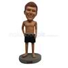 Custom black shorts bobble head