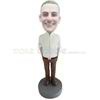 Custom Leisure man bobble heads