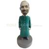 Custom Green robe man bobbleheads