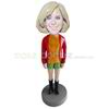 Custom fashion girl bobbleheads