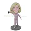 Personalized female ball player bobbleheads