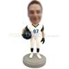 Personalized Rugby bobble head