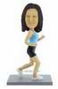 Custom Running Woman Bobblehead