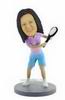 Custom Tennis Woman Bobblehead