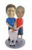 Custom Couples Shopping Bobblehead