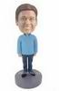 Custom young grandpa bobbleheads