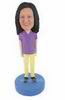 Custom Lady teacher bobbleheads