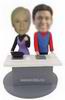 Custom cooking couple bobbleheads