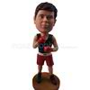 Boxer wearing singlet and gloves custom bobblehead dolls