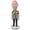 Man in colorful shirt custom bobbleheads