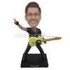 Fashion young man with his guitar custom bobbleheads