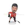 Custom red clothes man hockey bobblehead with high quality