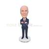 Personalized customized bareheaded boss bobblehead 