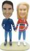 Couple bobble head doll- hand in hand