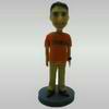 Casual Male bobble head doll with standard posture