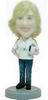 Female coach bobble head doll