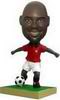 Football bobblehead Wearing a red sweat-shirt