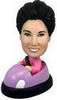 Female Bumper Car Bobblehead