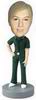 Female nurses bobble head doll