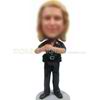 Custom police girl bobbleheads