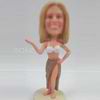 Custom swimwear bobble head doll