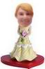 Girl bobblehead Wearing a yellow wedding dress