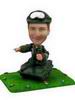 Military Soldier Bobblehead in Tank