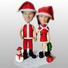 Christmas Lovers bobble head doll