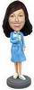 Personalized Female Nurse Bobblehead