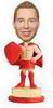 Red Superman bobble head doll