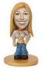 Sexy girl bobblehead with jeans