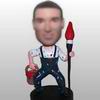 Personalised custolm paint Carpenter bobblehead