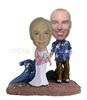 Personalized custom Beach lovers bobbleheads