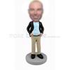 Personalized custom fashion man bobble heads