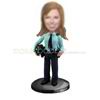 Personalized custom police woman bobblehead