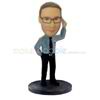 Personalized custom work man bobble doll