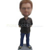 Personalized comfortable Male bobble head doll