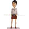 Personalized custom bobble head doll of Leisure woman